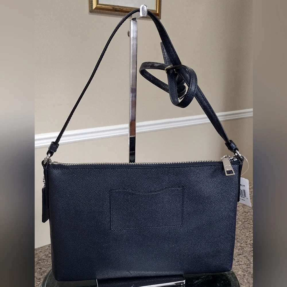 NWT  Coach East/ West Cross body with pop_ Up Pouch Wild plaid print